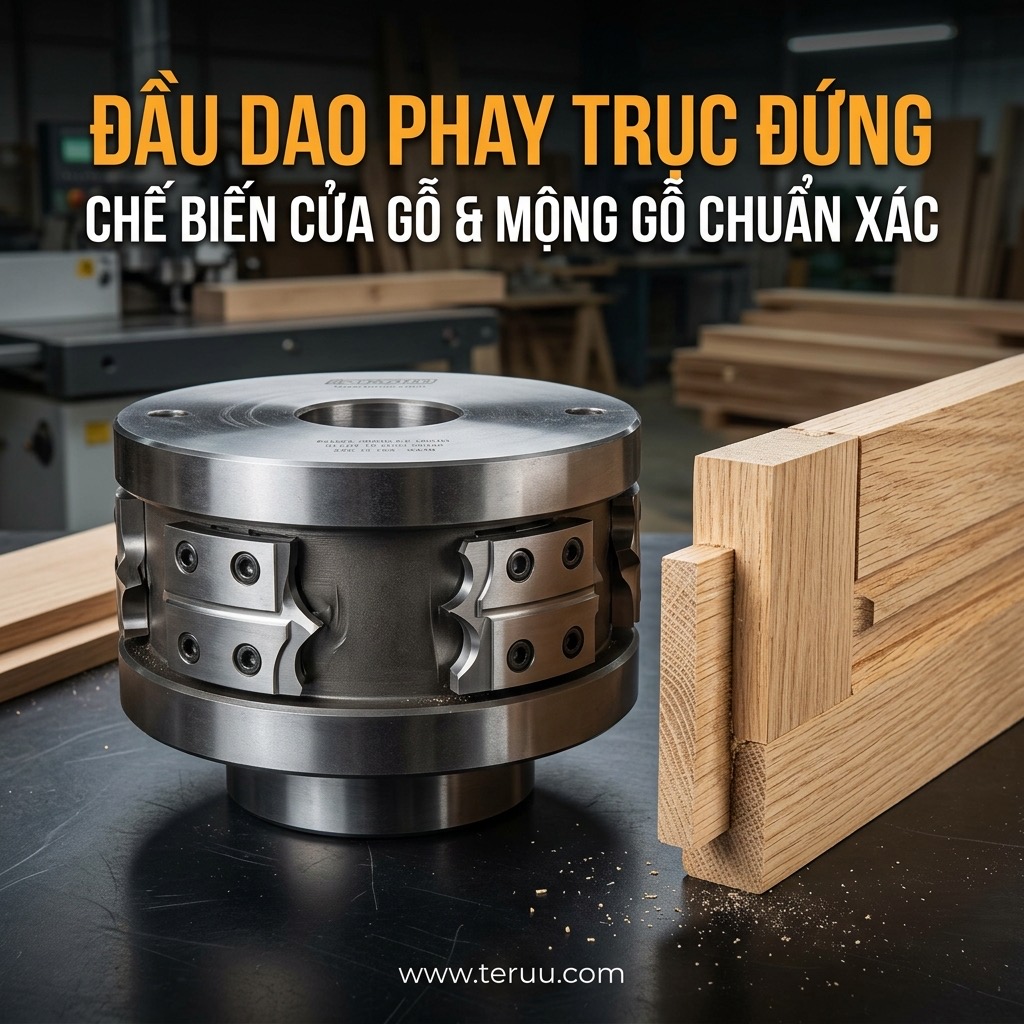 P34 Đầu dao phay trục đứng & trục bào xoắn