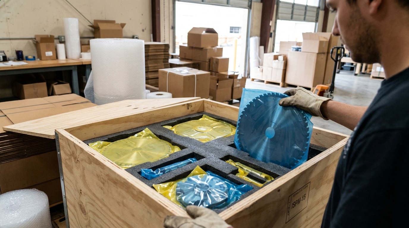 VCI anti-rust vacuum export packing