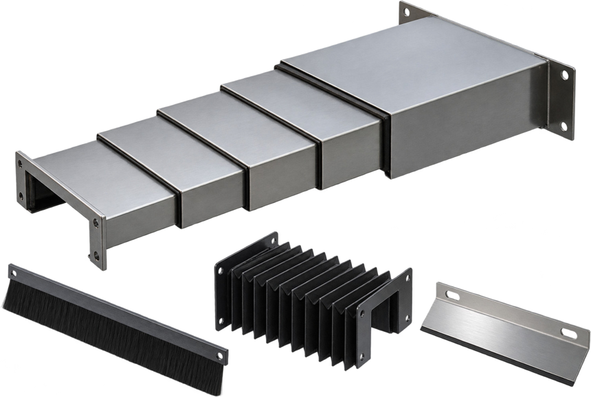 P57 Vỏ bảo vệ trượt, gạt phoi & ống gió xếp (folding cover)